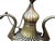 Diamond Planished Brass Pitcher For Sale - Image 13 of 15