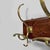 1920s Italian Art Nouveau Wall Coat Rack in Wood and Brass, 1920s For Sale - Image 5 of 10