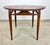 Restored Mid Century Modern Round Walnut Side Table by Heritage Henredon For Sale - Image 10 of 11