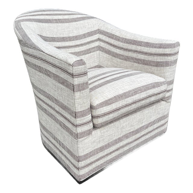 Lee Industries Swivel Chair For Sale
