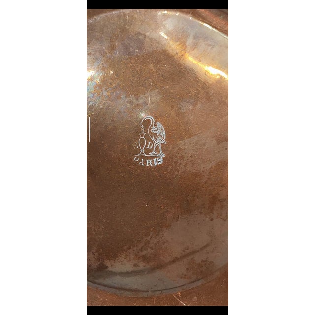 Antique French Copper Spirit Kettle on Brass Stand by e.d. Paris, C. 1900 For Sale - Image 9 of 10