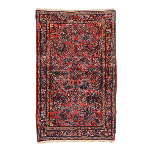 Antique Persian Hussainabad Hamadan Rug - 02'08 X 04'03 For Sale