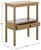 Contemporary Heaven Scalloped Low Drawer Accent Table in Desert Brown For Sale - Image 3 of 10