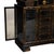 Black Lacquered & Gilt Decorated Details /Green Leather Top Sideboard / Server For Sale - Image 11 of 12