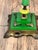 Antique Art Deco Uranium and Slag Glass Lamp C. 1920 For Sale - Image 13 of 14