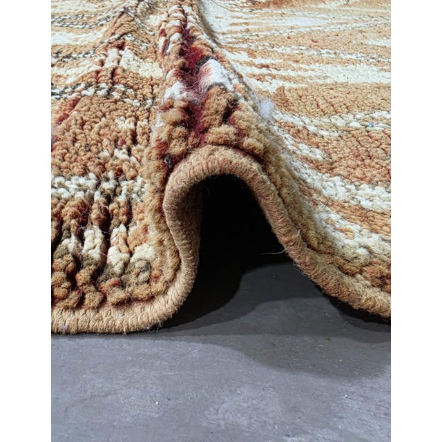 Vintage Moroccan Wool Rug - 9.7 X 5.9 Ft For Sale In Cleveland - Image 6 of 6