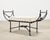 Mid 20th Century Neoclassical Style Horned Aluminum Bench After Diego Giacometti For Sale - Image 5 of 18