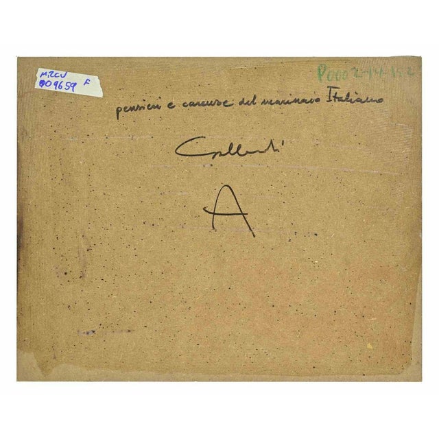 Alberto Gallerati, Thoughts and Shortcomings of the Italian Sailor, 1980s For Sale - Image 4 of 6