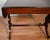 1930s English Regency Style Mahogany Lyre Base Drop-Leaf Sofa Table For Sale - Image 15 of 18
