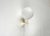 Metal Mid-Century Modern Space Age Swiss Sconce in Glass and Metal by E.R. Nele for Temde, 1960s For Sale - Image 7 of 13