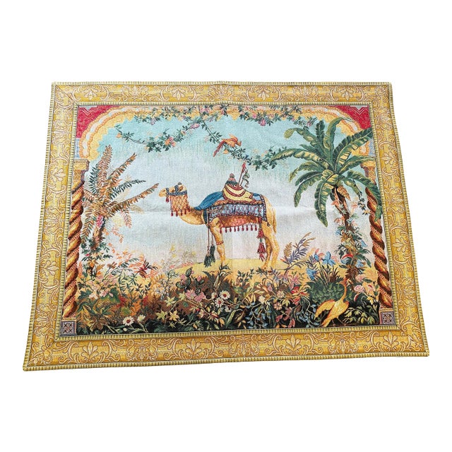 Jean-Baptiste Huet the Camel French Wall Tapestry 35 X 45 Inches For Sale