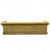 Textile Vintage Hollywood Regency Gold Velvet Tufted Sofa, Mid-Century For Sale - Image 7 of 16