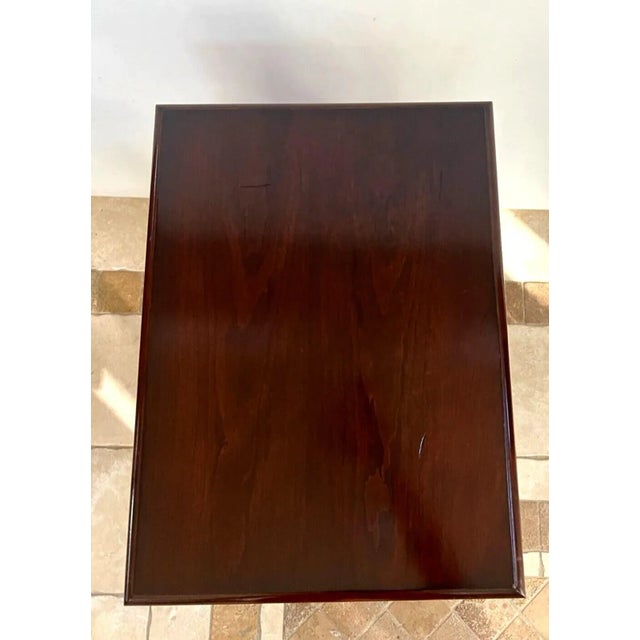 Wood Side Table Gothic Style Barley Twist Legs Drawer by Uttermost Furniture For Sale - Image 7 of 10