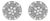 10K Yellow Gold 1/7 Cttw Diamond Beaded Halo Stud Earrings For Sale