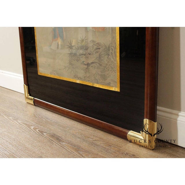 Mid 20th Century Framed Asian Figural Print After “Refusing The Seat” For Sale - Image 16 of 16