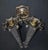 Victorian Gothic Twin Torchère Wall Light with Opaline Flame Shades, 1850s For Sale - Image 16 of 18