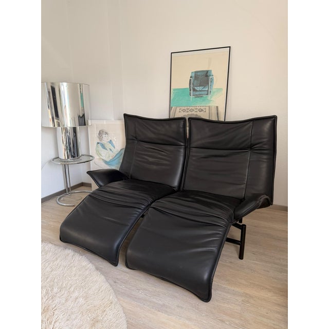 Cassina Leather Veranda Sofa by Vico Magistretti for Cassina, 1983 For Sale - Image 4 of 18