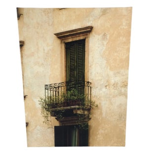 Venice Window Photo Giclee on Canvas For Sale