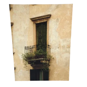 Venice Window Photo Giclee on Canvas