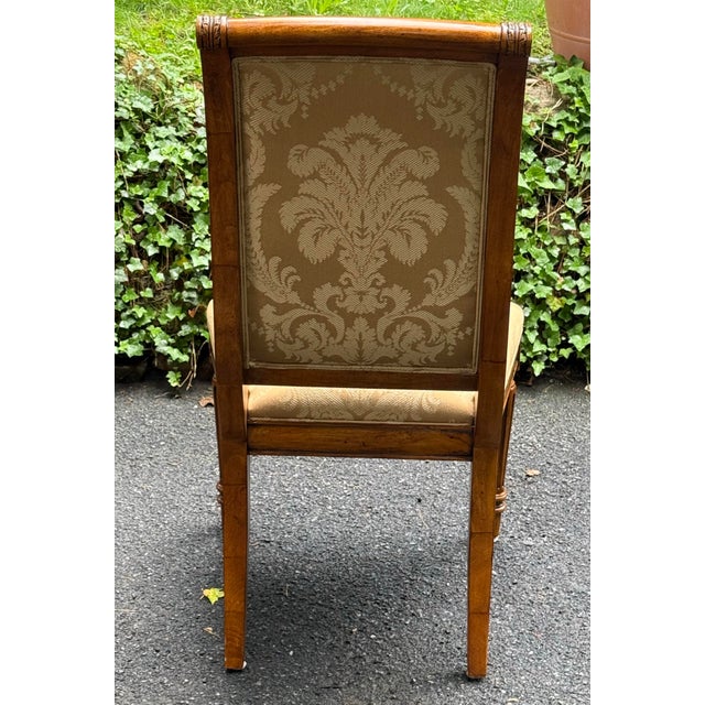 Textile Ethan Allen Townhouse Collection “Addison” French Regency Dining Chairs - Set of 4 For Sale - Image 7 of 12