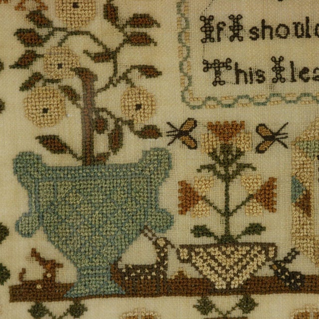 Regency Period Sampler, 1827, by Maria Thurgood For Sale - Image 12 of 18