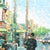 2020s Coming True - Impasto Textural Original Urban Figurative Pointillist Acrylic Painting For Sale - Image 5 of 9