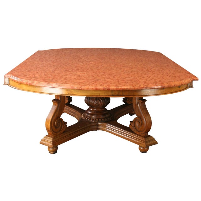 Antique French Marble Top Dining Table Chairish