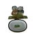 Limoges France Peint Main Porcelain Two Owls Trinket Box | Hand-Painted | Twin Heart Clasp For Sale In Atlanta - Image 6 of 11