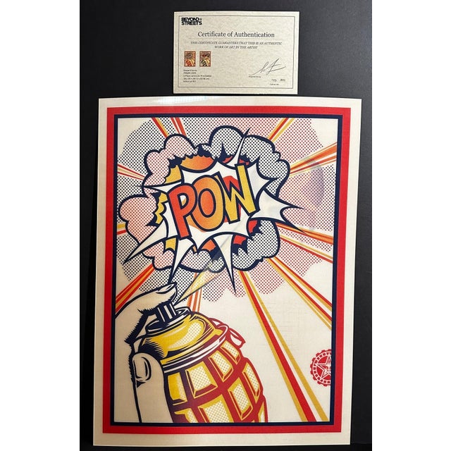 Pop Art Shepard Fairey Power - Lenticular Print For Sale - Image 3 of 5