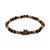 Bronze Freedom Wolf Tiger's Eye Stone Men's Bracelet For Sale - Image 8 of 8
