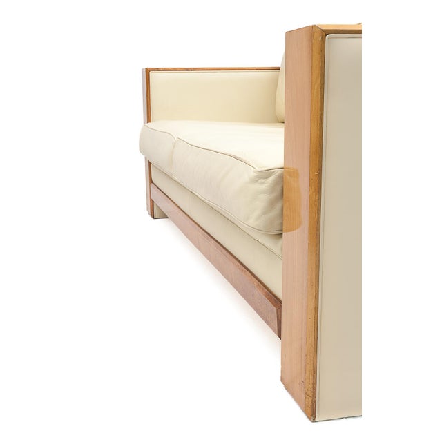 Ivory Charleston Sofa by Hugues Chevalier, 1990s For Sale - Image 8 of 13