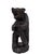 Vintage Japanese Wood Carving of Ainu Bear Holding Fish, Japan, 1950 For Sale - Image 6 of 11