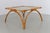 Danish Modern Square Rattan and Glass Coffee Table, 1960s For Sale - Image 8 of 15