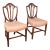 Pair of Antique Hepplewhite Side Chairs, English, Fruitwood, Hall Seat, Georgian For Sale