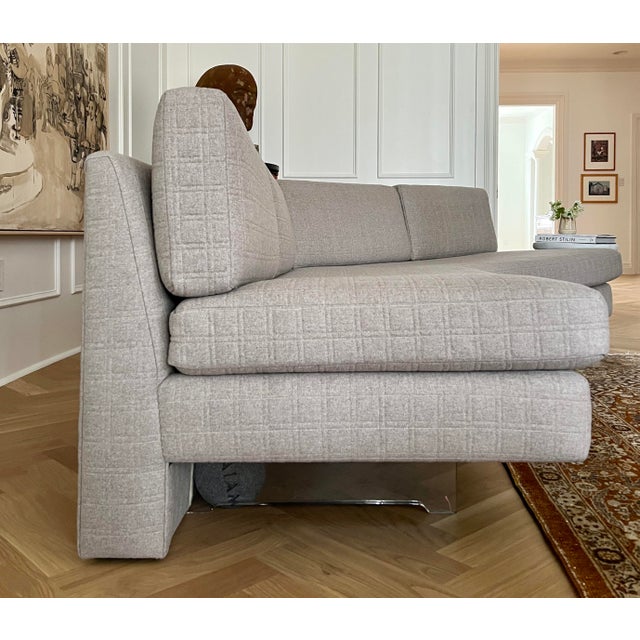 Vladimir Kagan Curved Mid-Century Omnibus Sofa in the Style of Vladimir Kagan For Sale - Image 4 of 12
