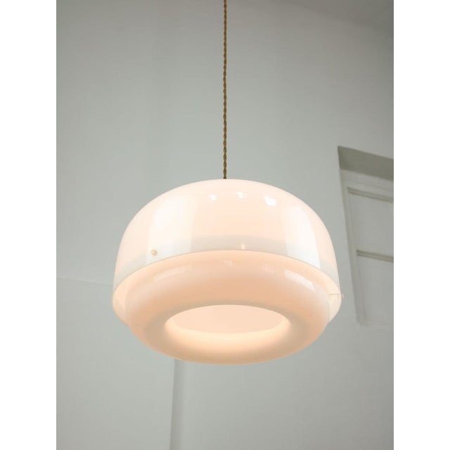 Italian White Medusa Pendant Lamp by Luigi Massoni for Guzzini, 1970s For Sale - Image 9 of 17