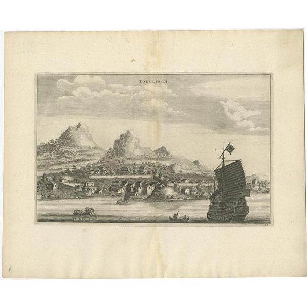 Nieuhof, The City of Tonglingh in China, 1668, Print For Sale - Image 6 of 6