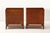 Tommi Parzinger Rare Pair of Tommi Parzinger for Charak Modern Mahogany and Brass Night Stands For Sale - Image 4 of 17