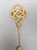 Modern Vintage 1980s Signed Givenchy Goldtone Knots Jabot Brooch For Sale - Image 3 of 7