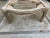 French Rose Tarlow Louis XV Ottoman in Gilt Silver Leaf For Sale - Image 3 of 9