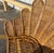 1970s Rattan Woven Wicker Peacock Fan Back Lounge Chair For Sale In West Palm - Image 6 of 12