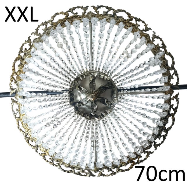 Vintage Art Deco Hanging Lamp, 1930s For Sale - Image 3 of 6