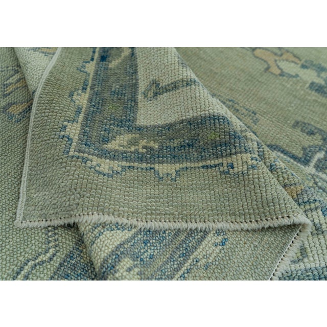 Textile Turkish Oushak Rug 8'8" x 10'2" #19052 For Sale - Image 7 of 8