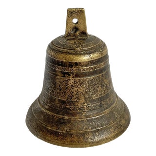 Antique Old Bronze Igbo West African Bell For Sale