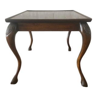 Edwardian Mahogany Doe Foot Side Table For Sale