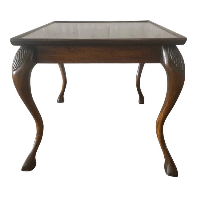 Edwardian Mahogany Doe Foot Side Table For Sale