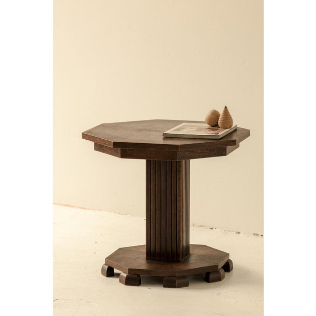 Art Deco Coffee Table, Belgium, 1940s For Sale - Image 9 of 9