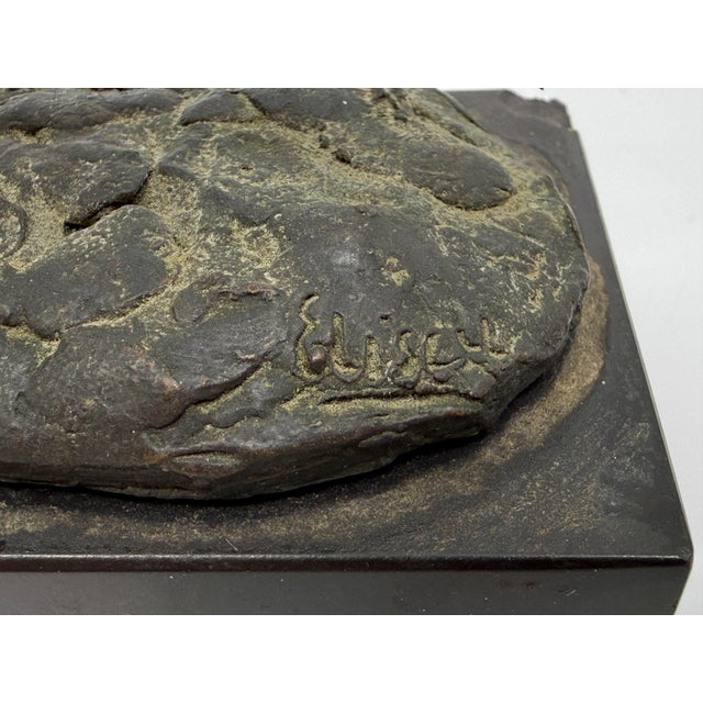 Figurative 1950s Bronze Stag by the noted American Sculptor Frank Eliscu Original Receipt For Sale - Image 3 of 15