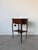 French Antique French Louis XV Style Wood Lamp Table or Nightstand With Keyed Drawer For Sale - Image 3 of 12