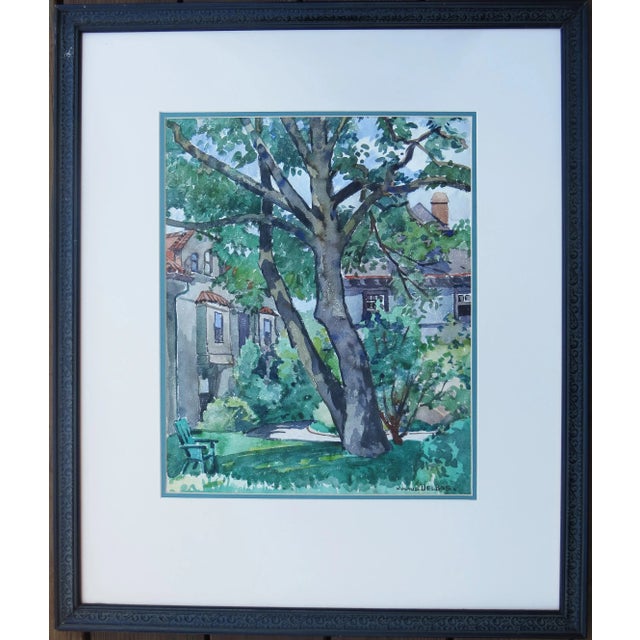 Artist: Julius M. Delbos – American (1879-1970) Title: Untitled Year: unknown circa 1950 Medium: Watercolor Sight size: 17...